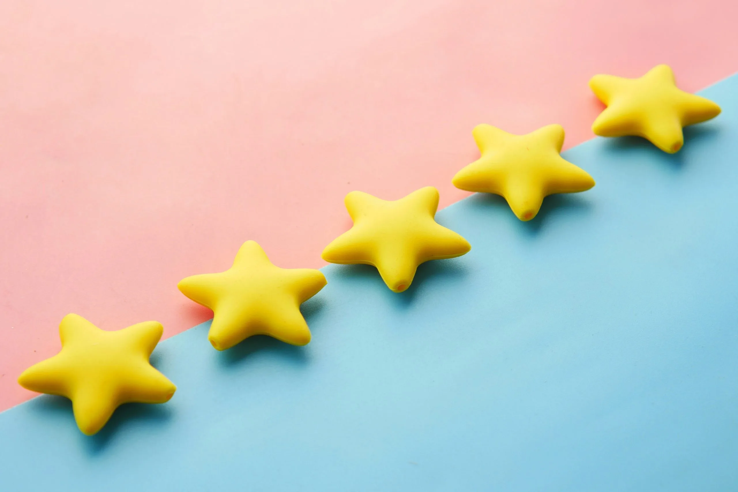 Colorful star background banner